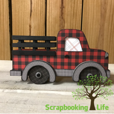 Pickup Truck with Foundations Decor