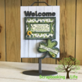 Shamrock Welcome Slat Sign from Foundations Decor
