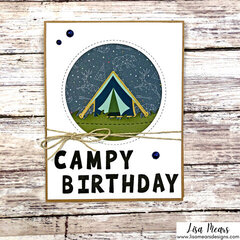 18 Masculine Cards - Echo Park - Let's Go Camping Collection