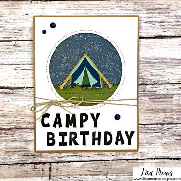 18 Masculine Cards - Echo Park - Let&#039;s Go Camping Collection