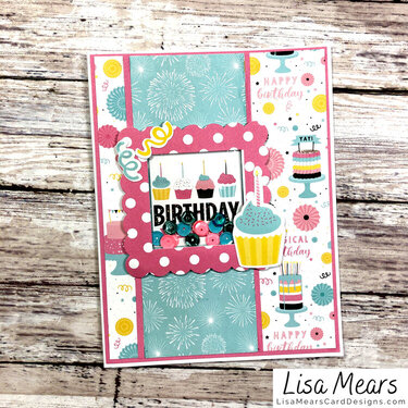 12 Cards - Echo Park Magical Birthday Girl Collections