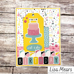 12 Cards - Echo Park Magical Birthday Girl Collections