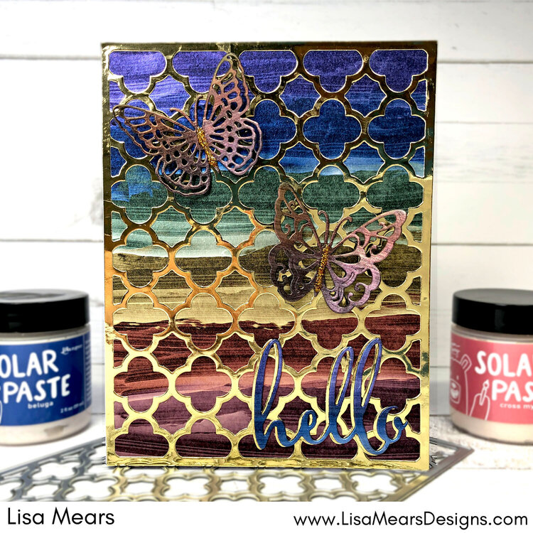 Using Simon Hurley&#039;s Solar Paste for Card Backgrounds