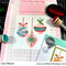 Sizzix Cherry Blossom Stencil and Stamp Tool plus Ornaments Layered Stencils
