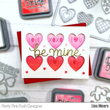 Be Mine Heart Cover Plate Card
