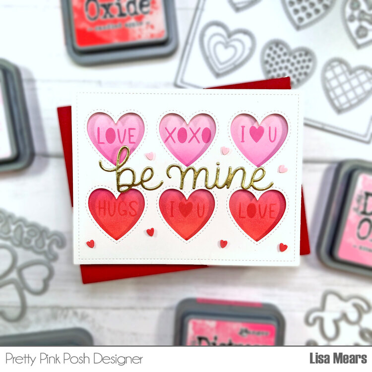Be Mine Heart Cover Plate Card