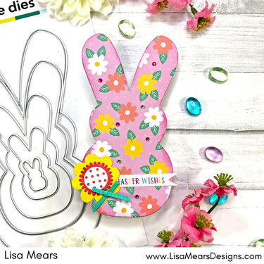 Easter Peep Shaped Card