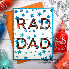 Parade for Pops - Father's Day Card using Pops of Color