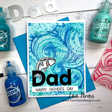 Parade for Pops - Father's Day Card using Pops of Color