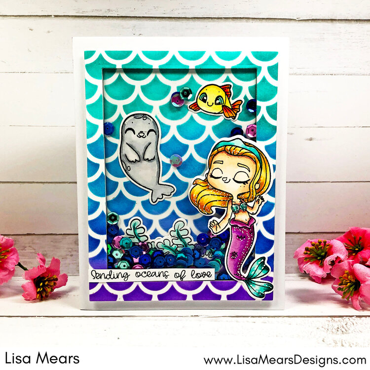 Under the Sea Shaker Card