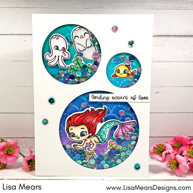 Under the Sea Shaker Card