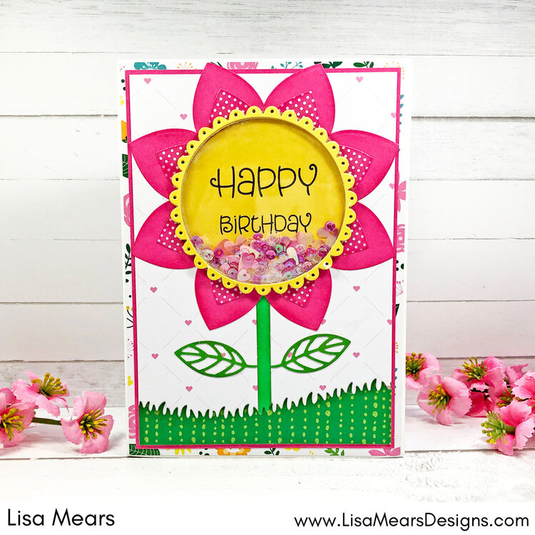 Flower Shaker Card