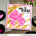 Watercolor Roses Card