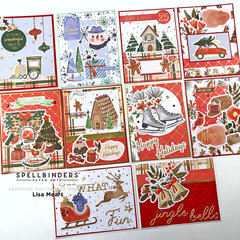 Spellbinders Winter Wonderland Collection - 10 Cards