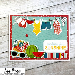 Handmade Card - Echo Park - A Slice of Summer Collection