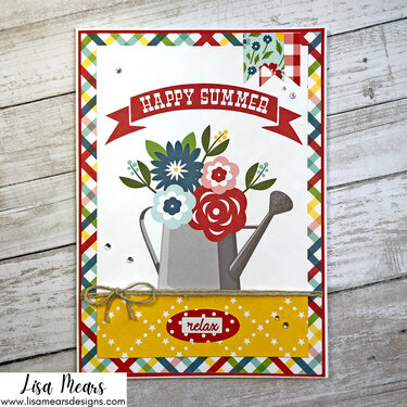 Handmade Card - Echo Park - A Slice of Summer Collection