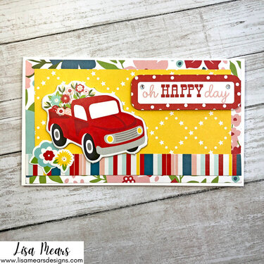 Handmade Card - Echo Park - A Slice of Summer Collection