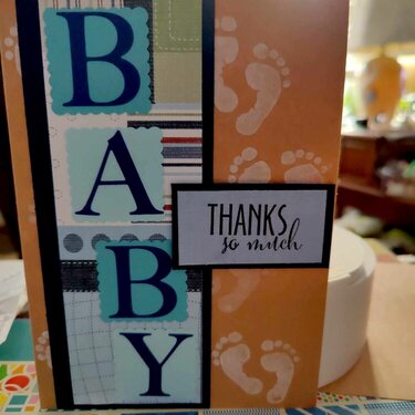 Shower thank you cards