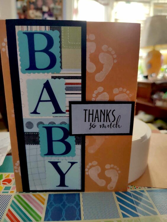 Shower thank you cards
