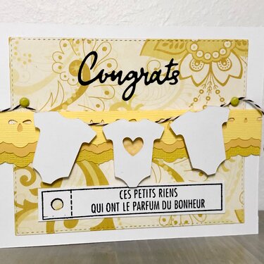 Congrats baby card