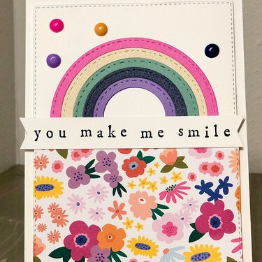 You make me smile, card