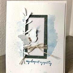 My deepest sympathy card