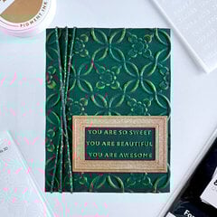 Green & Bronze Embossing Perfection