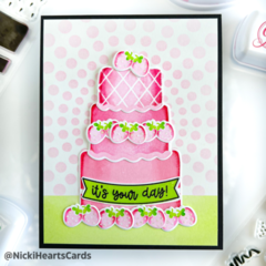 Birthday Card with Fruitfully Frosted Stamps
