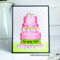 Birthday Card with Fruitfully Frosted Stamps