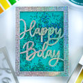 Happy Birthday Shaker Card