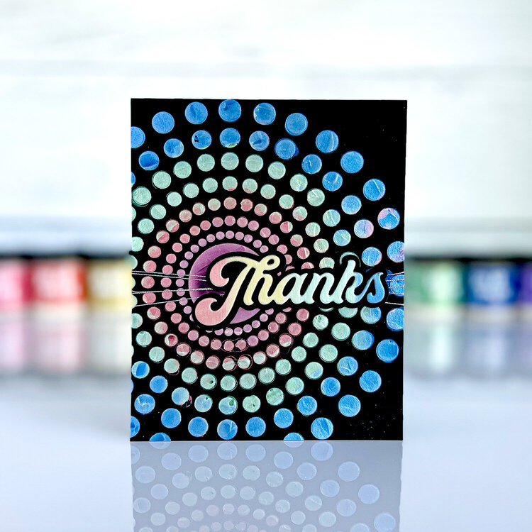 Solar Paste Thank You Card