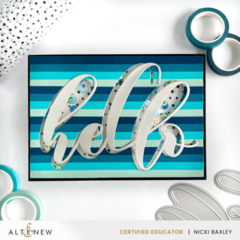 Washi Tape Shaker Card