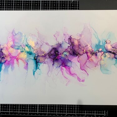 Alcohol ink painting