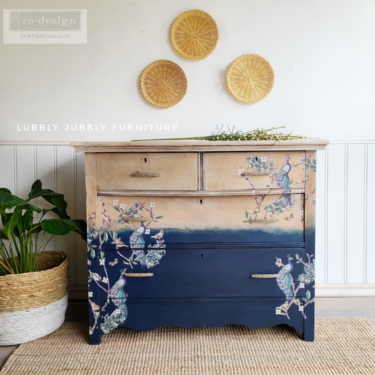Redesign Pre-Fall Release Avian Sanctuary Décor Transfer Project by Lubbly Jubbly Furniture