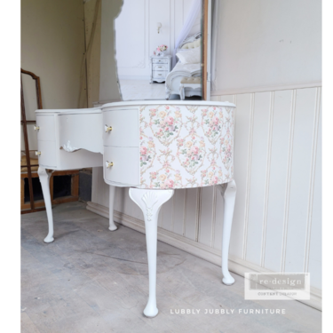 Redesign transfer 'Floral court ' inspiration by  Lubbly Jubbly Furniture