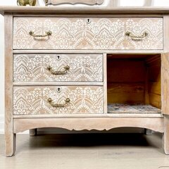 Re-design Elegant Lace Oak Washstand by Your Space Thriving