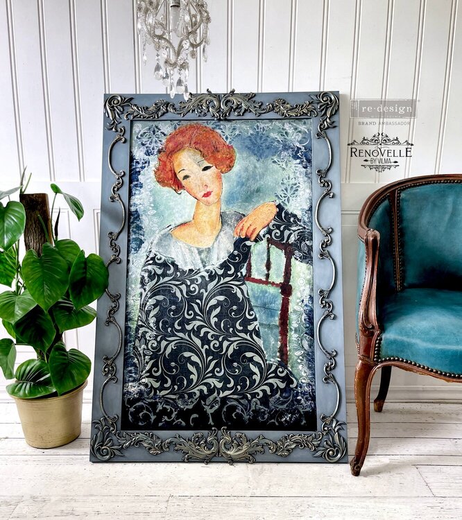 Redesign Decor Rice Paper &#039;Whimsical Lady&#039; Inspiration By Renovelle A Sense Of Renewal