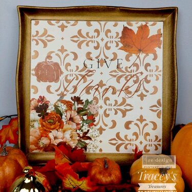 Redesign Modern Damask Stick and Style Stencil Inspiration by Traceys Treasures of South Hampton