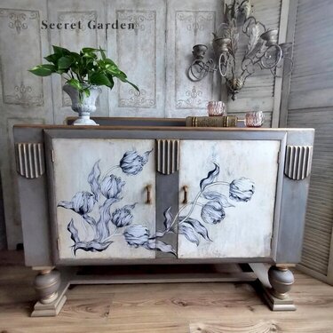 Redesign &#039;Mono Tulip&#039; Furniture transfer Inspiration by Secret Garden Chic