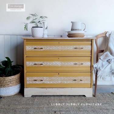 &#039;Laurels&#039; stencil Inspiration by Lubbly Jubbly Furniture.