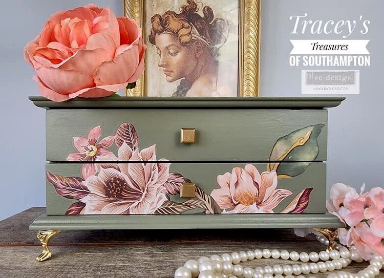 Redesign &#039;Exotica&#039; Furniture Transfer Inspiration by Tracey&#039;s Treasures of Southampton