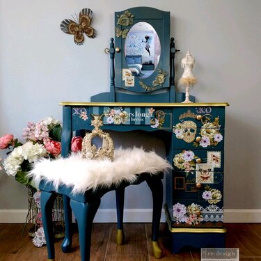 Redesign &#039; CeCe With Love, Skully&#039; Furniture transfer Inspiration by CeCe ReStyled 