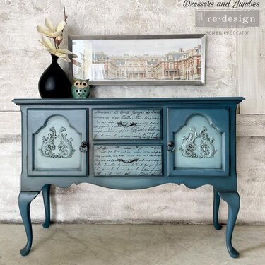 Redesign &#039;Script &#039;Decor Stencil Inspiration by Dressers And Jujubes