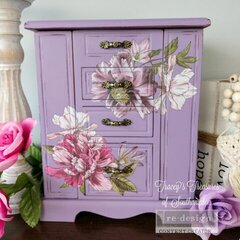 Redesign Jewelry Box 'Dreamy Florals' Inspiration by Tracey's Treasures of Southampton
