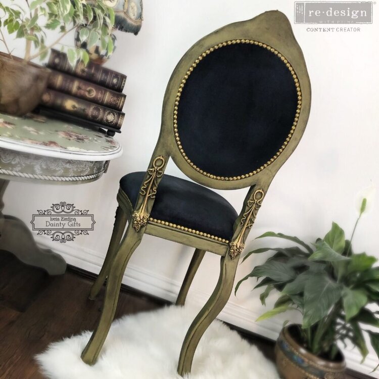 Vanity Chair fit for a Queen by Iveta Ziedina of Dainty Gifts