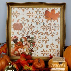 Redesign Classic Peach and Fall Festive transfer Inspiration by Tracey's Treasures of Southampton