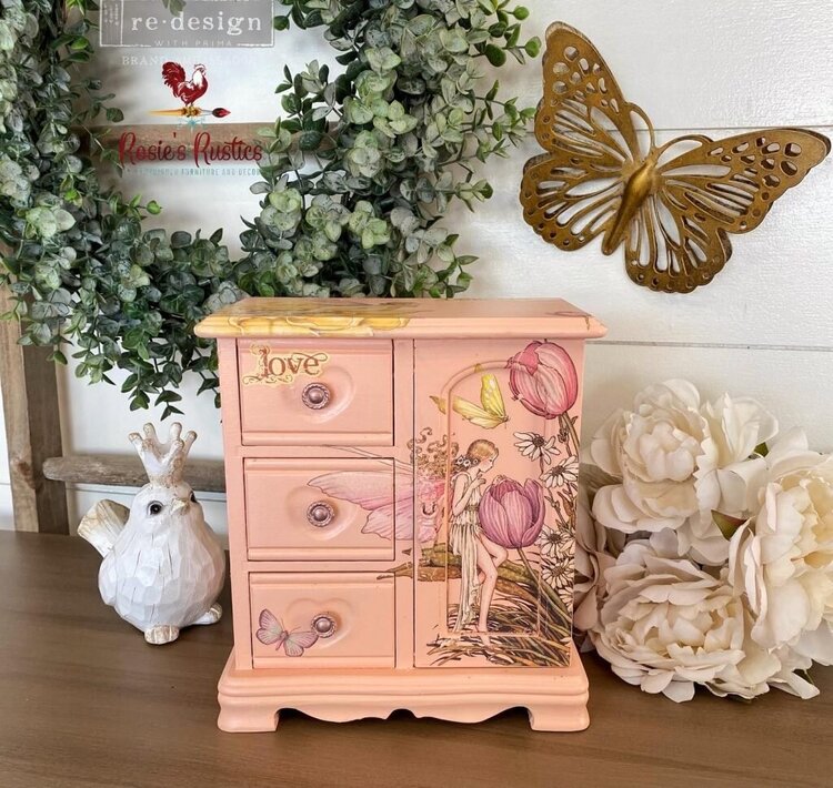 Redesign Jewelry Box &#039;Fairy Flowers&#039; Inspiration by Rosie&#039;s Rustics