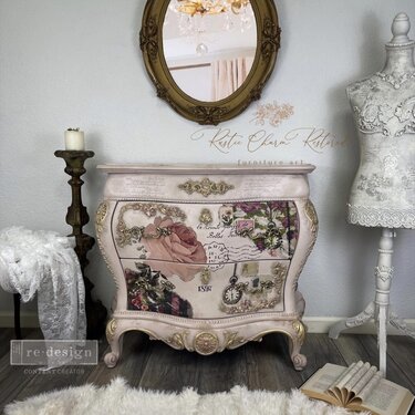 Redesign Pre-Fall Release Designer Line by CeCe ReStyled: Decoupage Tissue Paper Love Letters Project by Rustic Charm Restored