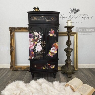 Redesign &#039;Organic Flora&#039; Small Dcor Transfer Inspiration by Rustic Charm Restored Furniture Art