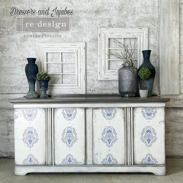 Redesign &#039; Kacha Dana Damask&#039; Transfer Inspiration by Dressers and Jujubes